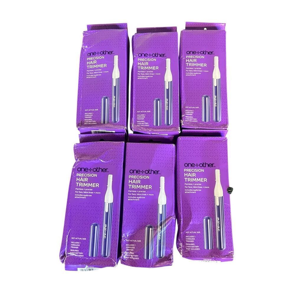 6 One + Plus Precision Hair Trimmer Face Bikini Lines Eyebrows on the go